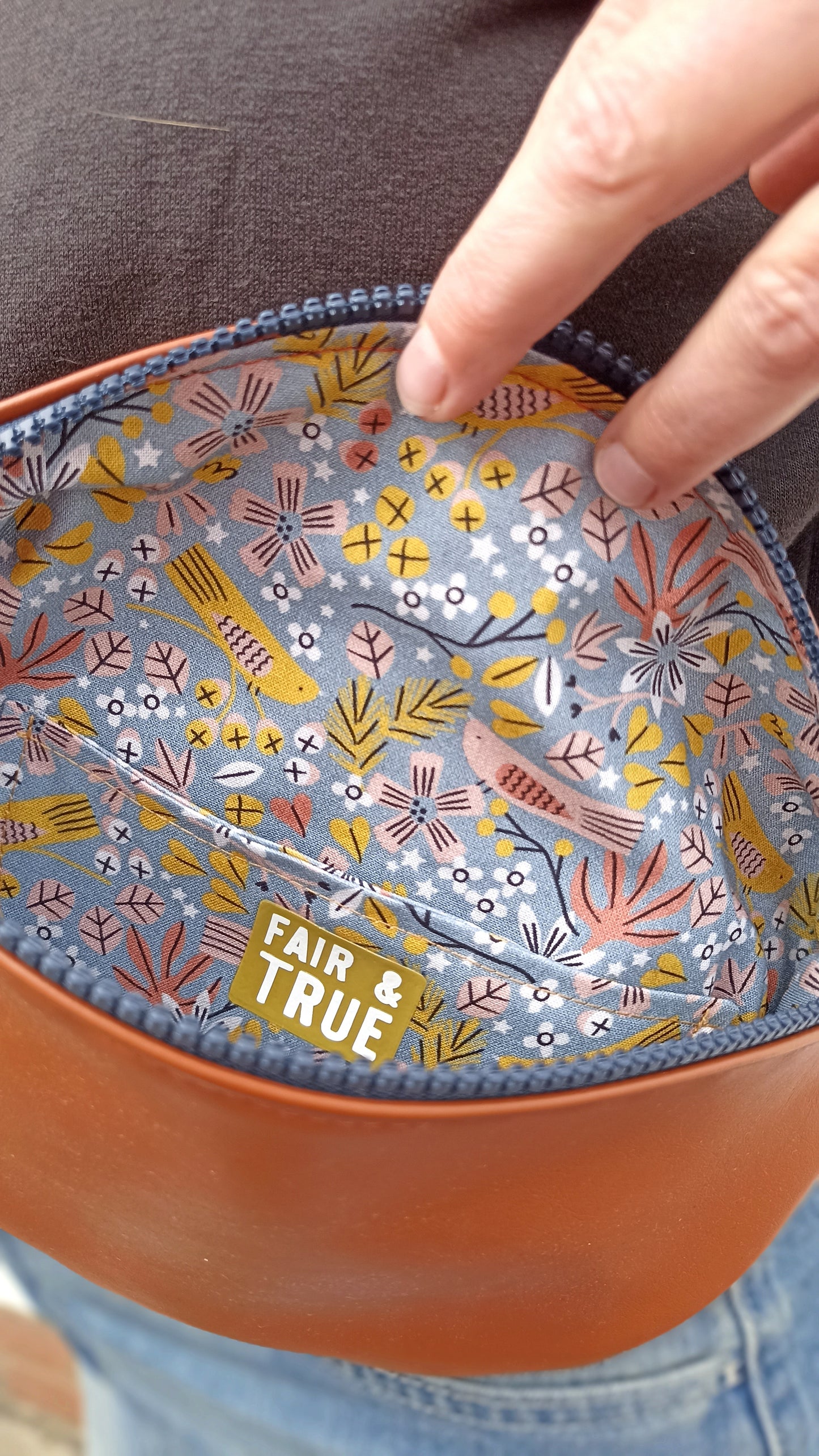 Tan Cross Body Bag