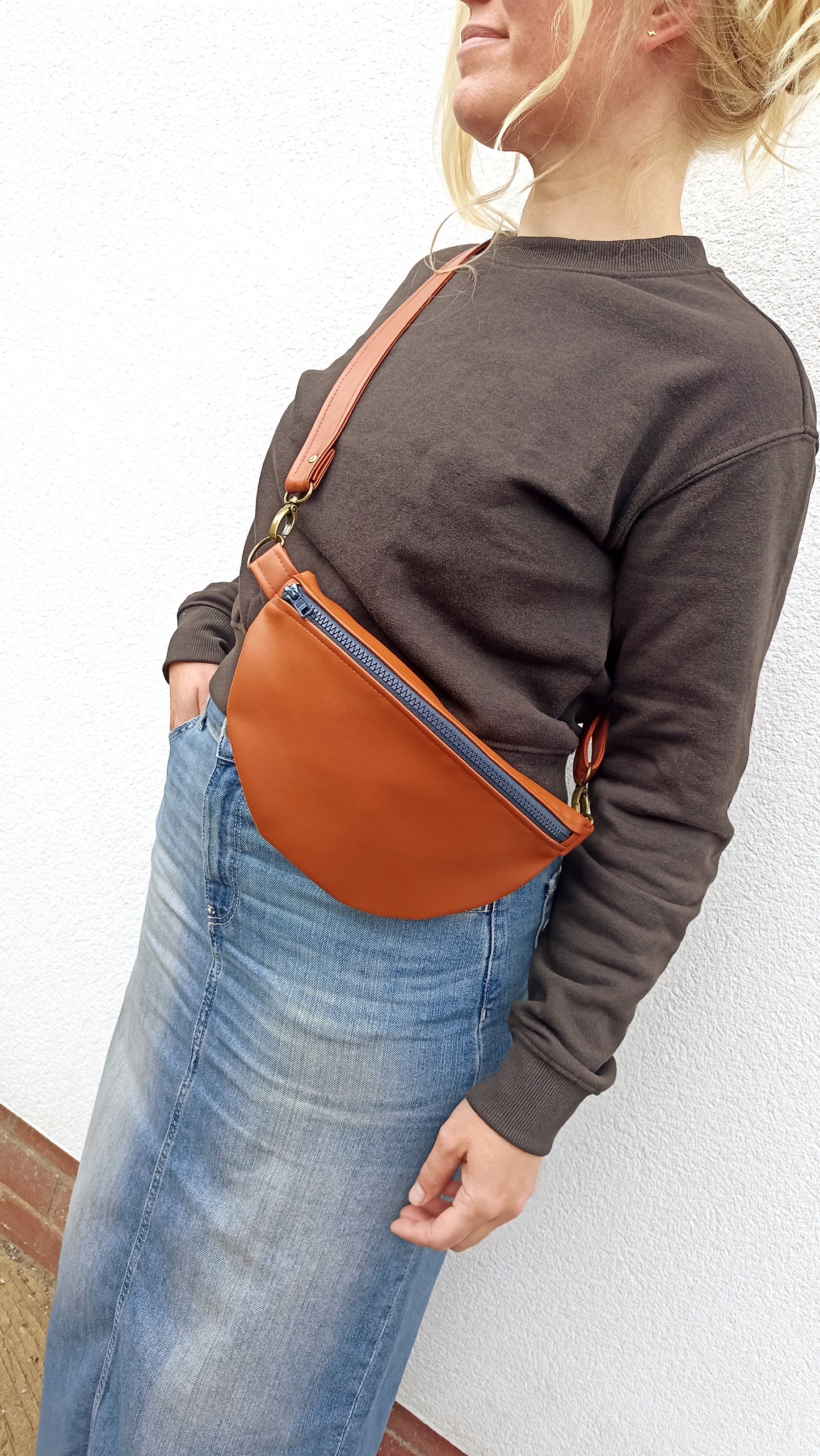 Tan Cross Body Bag