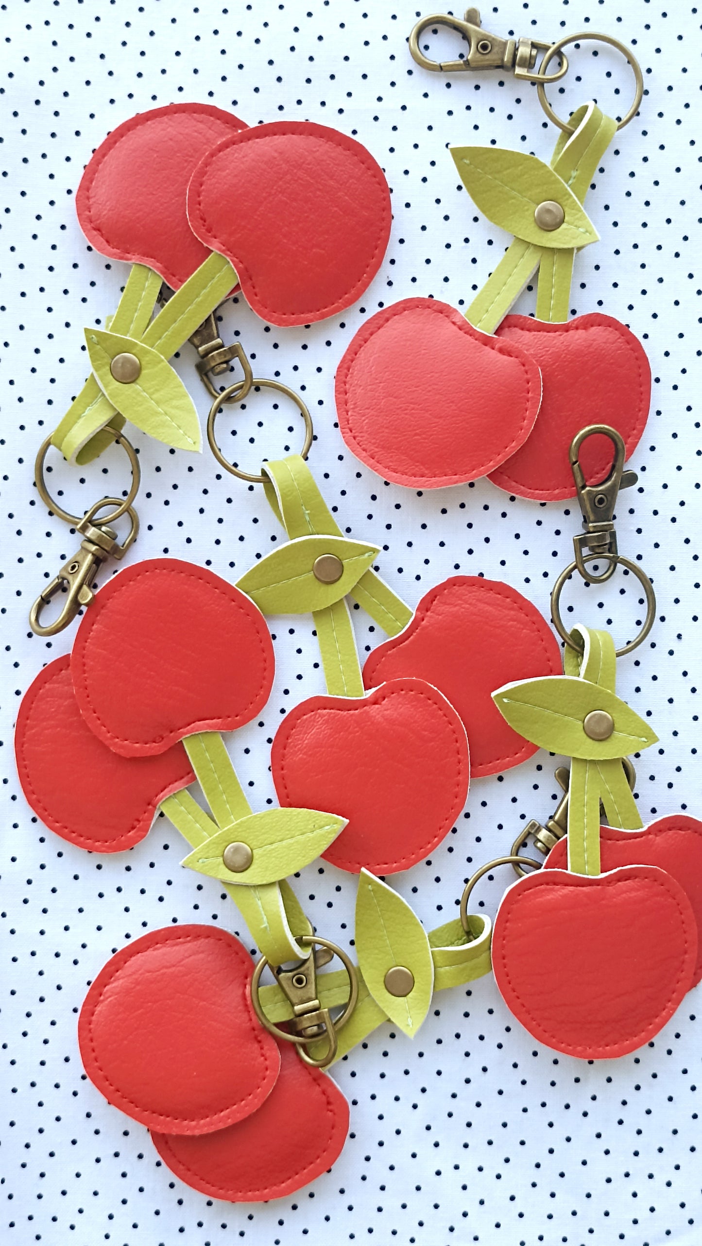 Cherry bag charm